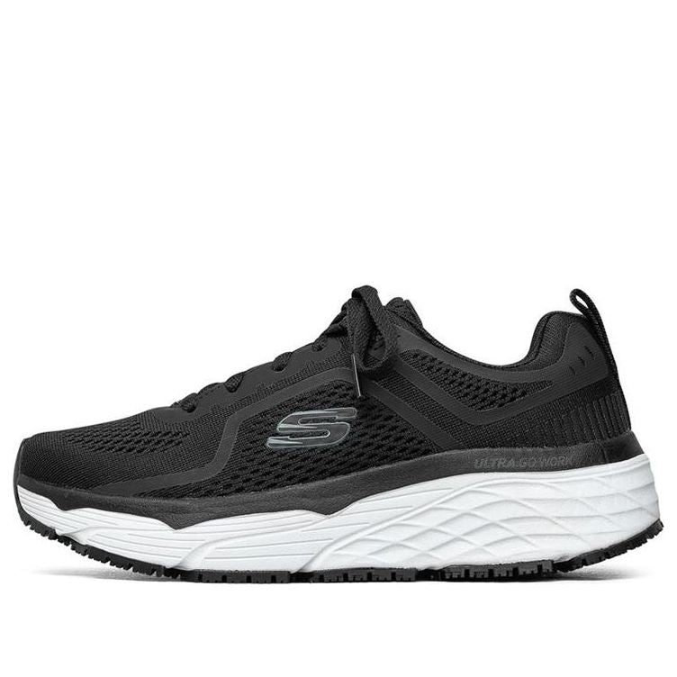 (WMNS) Skechers Elite SR Low-Top Black/White 108029-BKW