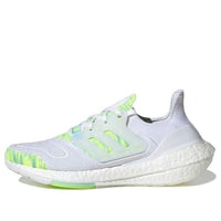 (WMNS) adidas UltraBoost 22 'White Bliss Blue Yellow' GX5926