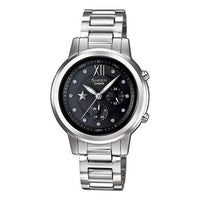 CASIO SHEEN Waterproof Stainless Steel Strap Black Analog SHE-7506D-1A