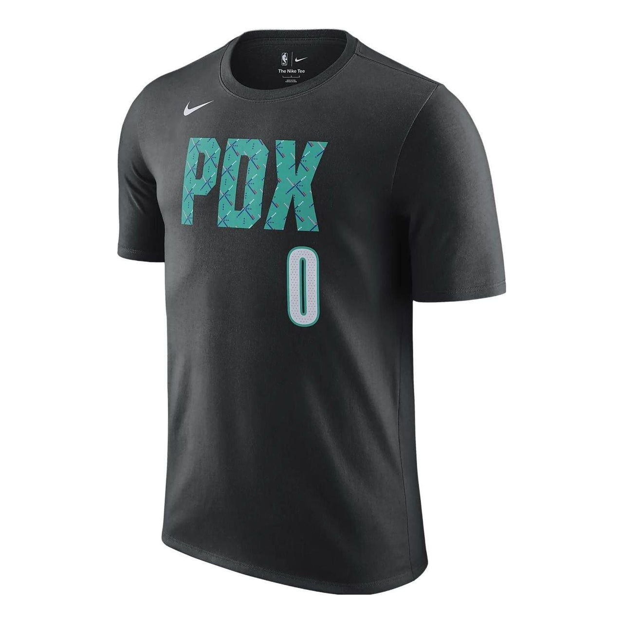Nike x NBA Portland Trail Blazers City Edition T-Shirt 'Black' DV6008-011