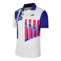 Nike Court Advantage Tennis lapel Short Sleeve Ocean Blue CK9794-100