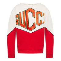 Gucci Splicing Embroidery Sports Male White Red 580820-XJBHJ-9829