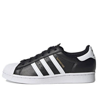 (WMNS) adidas Originals Superstar 'Carbon Black White Gold' H03905