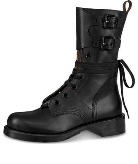 (WMNS) LOUIS VUITTON LV Metropolis Martin boots Black 1A66TE
