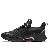 (WMNS) ANTA Running Series Sneakers 'Black Pink' 12917788-1
