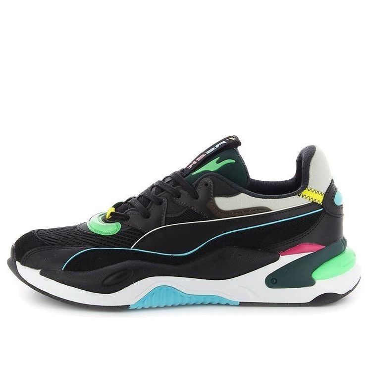 PUMA RS-2K Internet Exploring Running Shoes Unisex Black/Green 373309-15