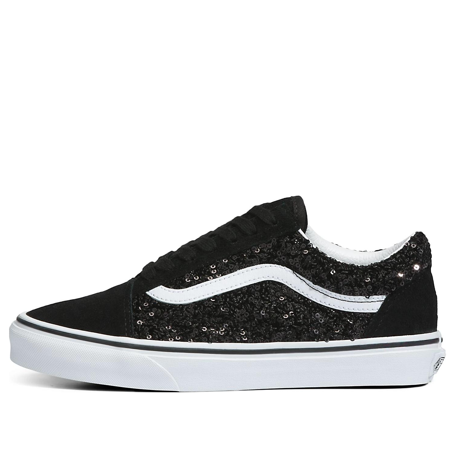 Vans Old Skool Boucle Sequins 'Black White' VN0A5KRS6BT