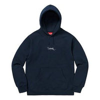 Supreme SS19 Tag Logo Hooded Sweatshirt Nacy SUP-SS19-570
