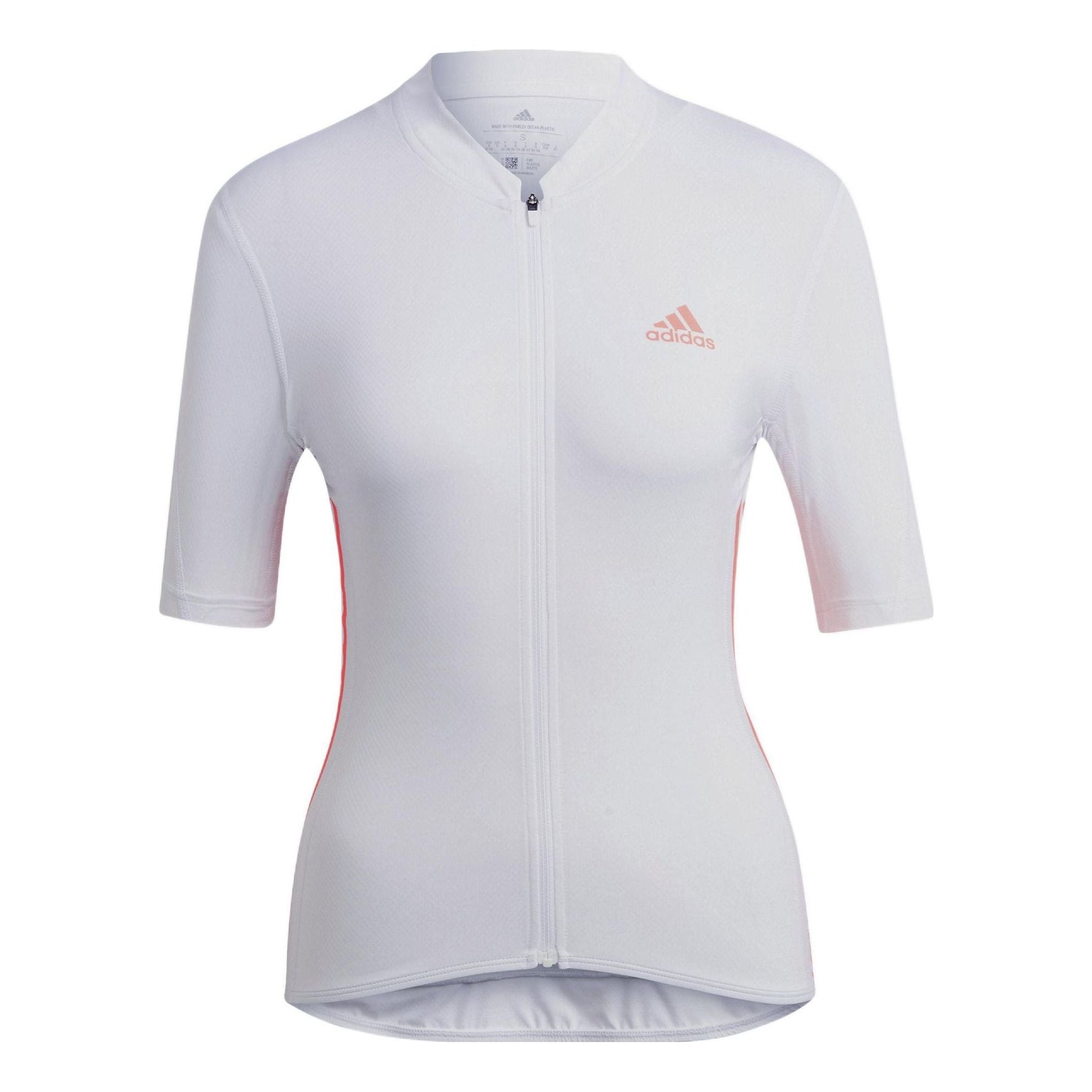 (WMNS) adidas The Short Sleeve Cycling Jersey Asia Sizing 'White' HB0531