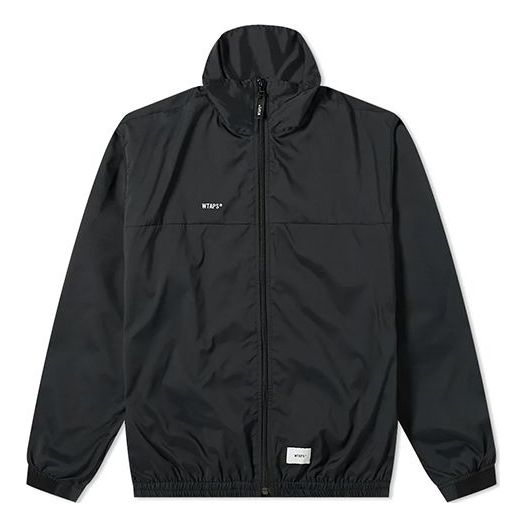 WTAPS Academy Zipper Long Sleeves Jacket Black 192TQDT-JKM01-BK
