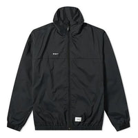 WTAPS Academy Zipper Long Sleeves Jacket Black 192TQDT-JKM01-BK