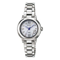 CASIO Waterproof SHEEN Sapphire Crystal Solar Powered Stainless Steel Strap Silver Analog SHW-1500D-7A