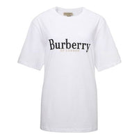 Burberry Cotton Short Sleeve White 8005940