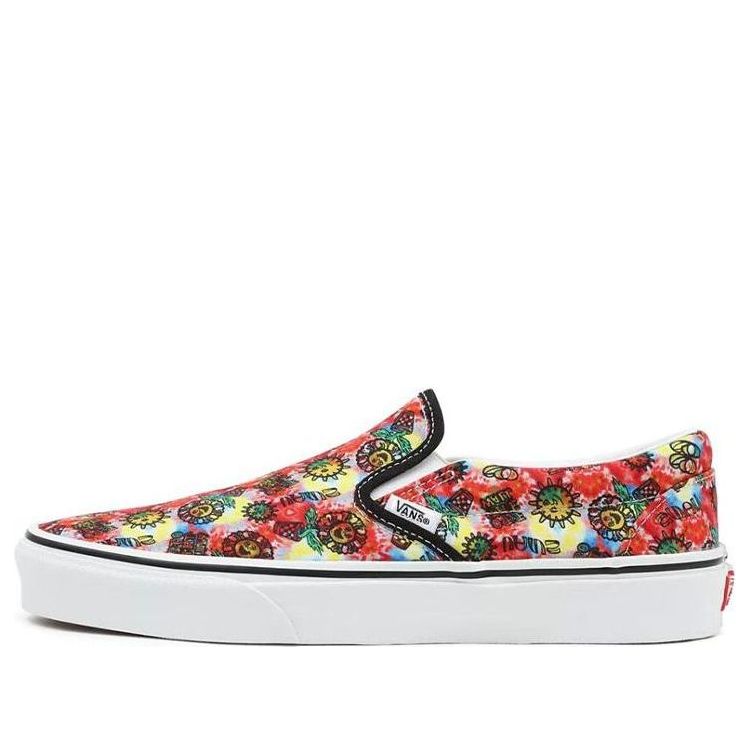 Vans Tie Dye Classic Slip-on Printed Red/Yellow VN0A5AO86Y6