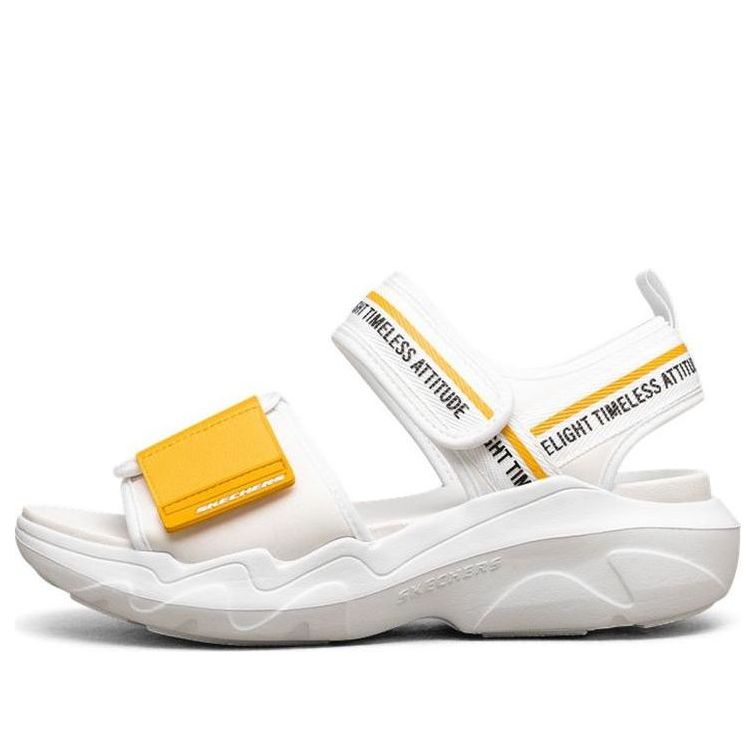 (WMNS) Skechers Anti-slip Fashion Sandals White/Yellow 88888346-WYL