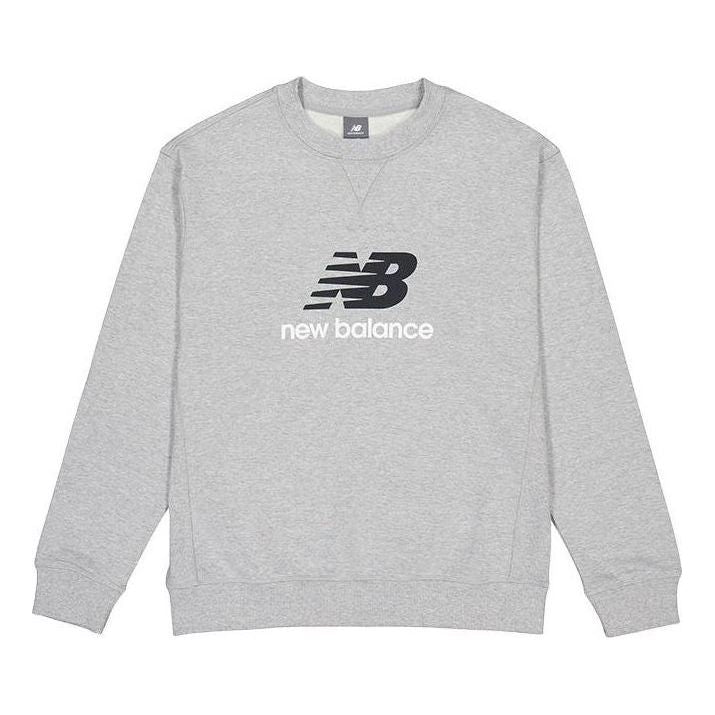 New Balance NB Essentials Sweatshirt Asia Sizing 'Grey' AMT41356-AG
