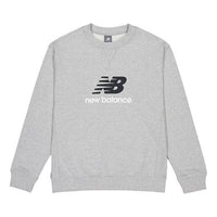 New Balance NB Essentials Sweatshirt Asia Sizing 'Grey' AMT41356-AG