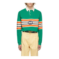 Gucci Interlocking G Polo Shirt 'Green' 653379-XJDGH-3229