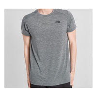 Men's THE NORTH FACE Classic hygroscopic Sweat-Wicking Short Sleeve Gray 4NFK-DYZ