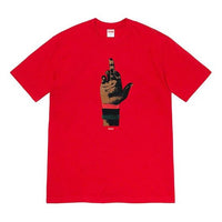 Supreme FW19 Week 15 x Dead Prez RBG Tee Crossover Round Neck Printing Short Sleeve Unisex Red SUP-FW19-10771