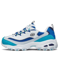(WMNS) Skechers D'lites 1.0 White/Blue 13146-WBL