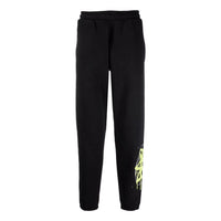 Men's adidas originals Pants Large Logo Printing Elastic Waistband Sports Pants/Trousers/Joggers Black HC7982
