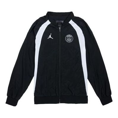 Air Jordan x Paris Saint-Germain Flight Knit Track Jacket 'Black White' BQ4209-010