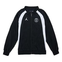 Air Jordan x Paris Saint-Germain Flight Knit Track Jacket 'Black White' BQ4209-010