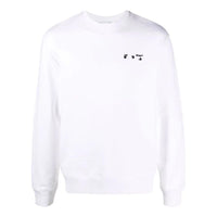 Men's Off-White SS22 Solid Color Logo Printing Round Neck Version White OMBA057C99FLE00401100110