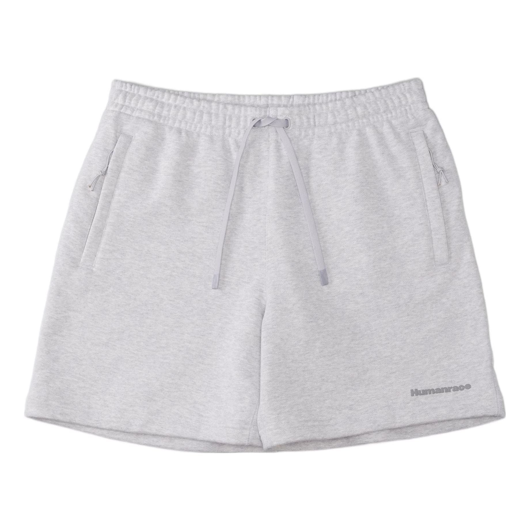 adidas x Pharrell Humanrace Small Logo Shorts 'Light Grey' HJ7062