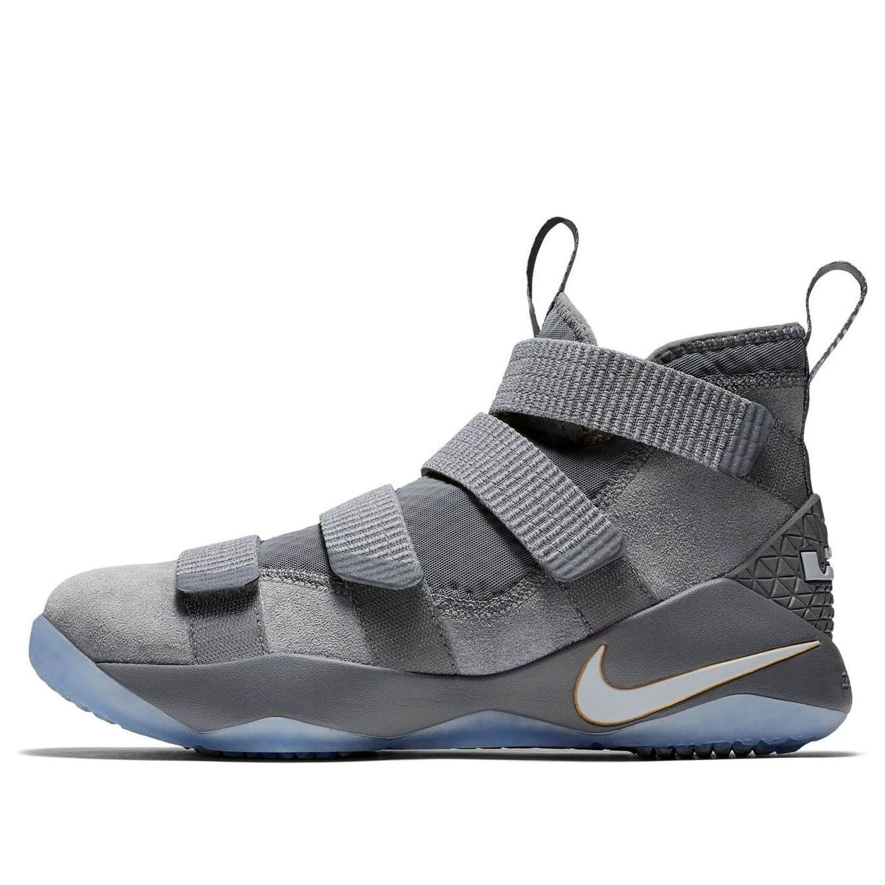 Nike LeBron Zoom Soldier 11 'Cool Grey Pure Platinum Metallic Gold' 897645-010