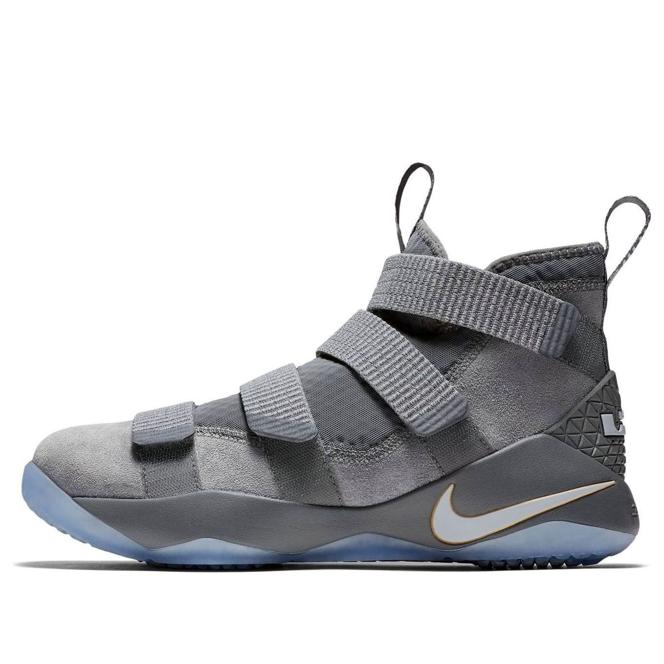 Nike LeBron Zoom Soldier 11 'Cool Grey Pure Platinum Metallic Gold' 897645-010