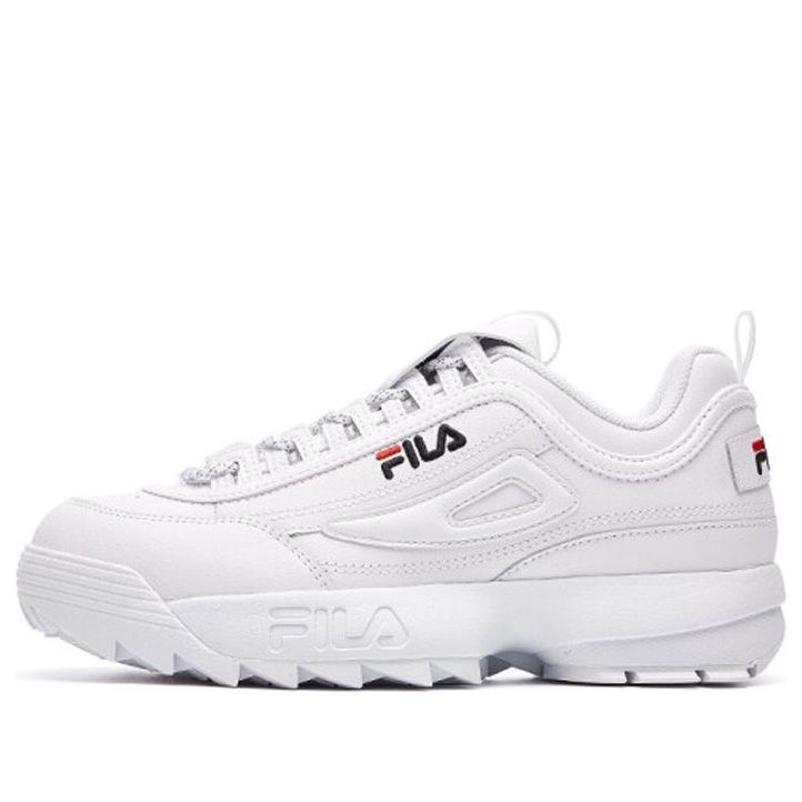 (WMNS) FILA Fusion Classical Retro Running Shoes White T12W913703FWT