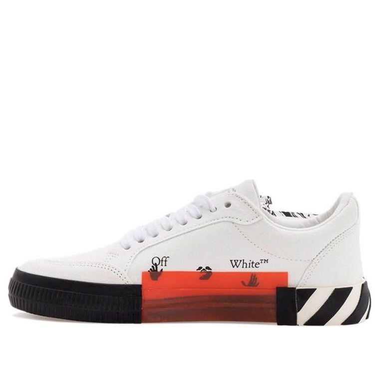 Off-White Vulc Low 'White Green' OMIA085E20FAB0010155