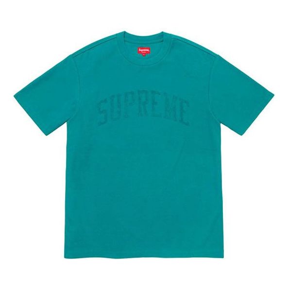 Supreme FW19 Week 3 Chenille Arc Logo SS Top Tee SUP-FW19-340