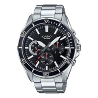 Men's CASIO Quartz Stainless Steel Strap Black Mens MTD-320D-1A