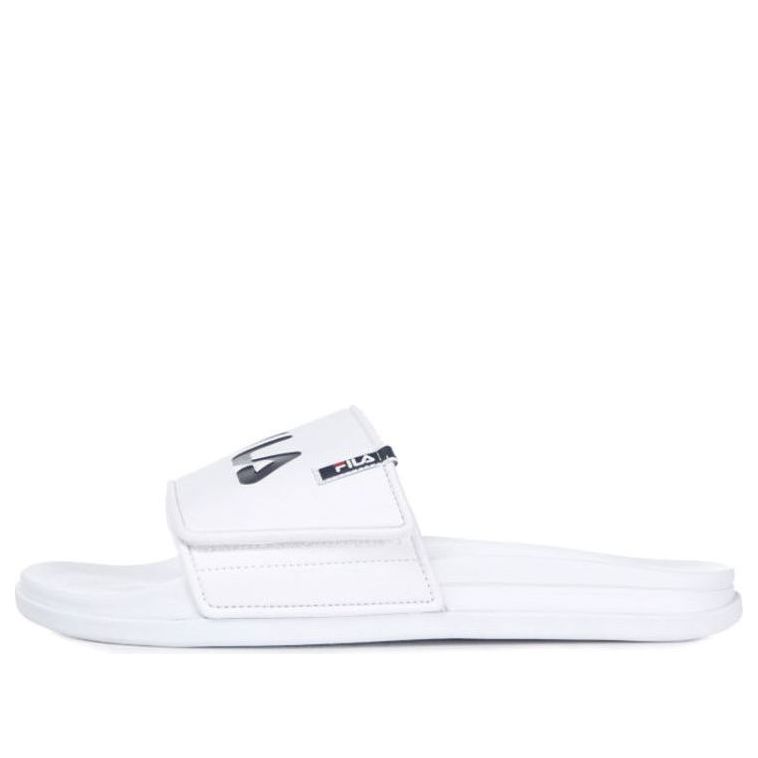 FILA Velcro Sports Slippers White Korean Version 1SM00556_100