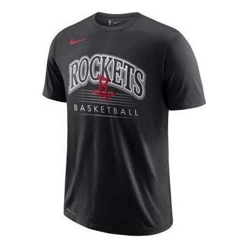 Nike houston rockets Basketball Sports Short Sleeve Black AQ6331-010
