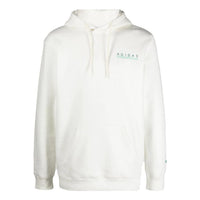 Men's adidas originals Back Logo Alphabet Printing Drawstring Hood Long Sleeves White HF4918