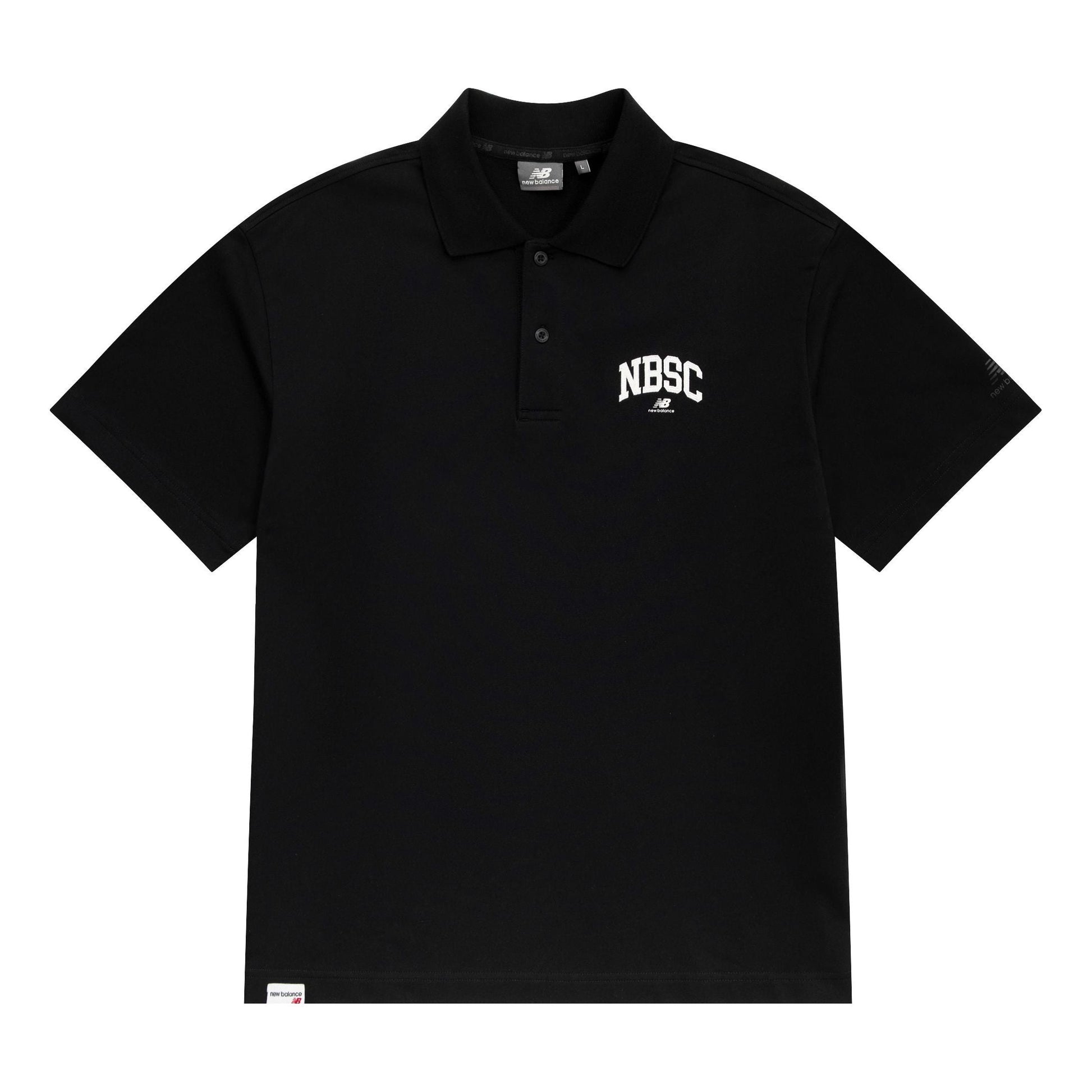 New Balance Classic Polo Tee Asia Sizing 'Black' 5FD25363-BK