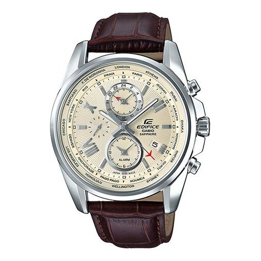 CASIO Waterproof EDIFICE Mens Silver Analog EFB-301JBL-7A2021