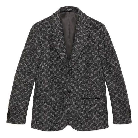 Gucci GG Flannel Jacket 'Black' 770366-ZAOWO-1074