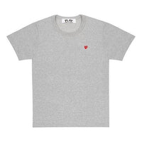 COMME des GARCONS PLAY Basic Small Emblem T-Shirt 'Grey' AZ-T306-051-1