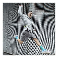 ASICS x Rick and Morty Crossover Retro Printing Casual Round Neck Long Sleeves Couple Style Gray 2203A042-020