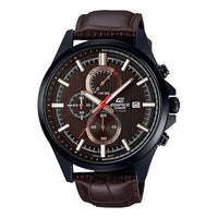 CASIO Quartz EDIFICE Brown Strap Mens Brown Analog EFV-520BL-5A2021