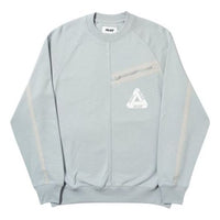 PALACE SS19 Solid Color Casual Round Neck Gray P19SS080