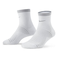 Nike Spark Lightweight Reflective Logo Sports Running Socks One Pair White DA3588-100