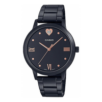CASIO Minimalistic Watch waterproof Black Analog LTP-2022VB-1C