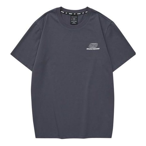 Skechers Logo Printed Tee 'Teal White' L223U165-026R