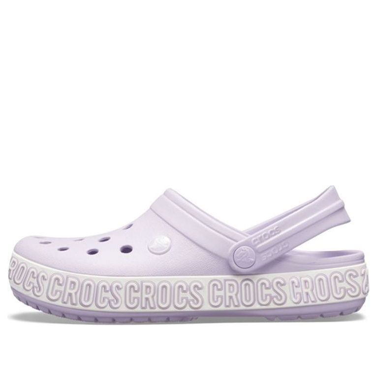 Crocs Crocband Logo Mania Clogs 'Lilac' 205914-549